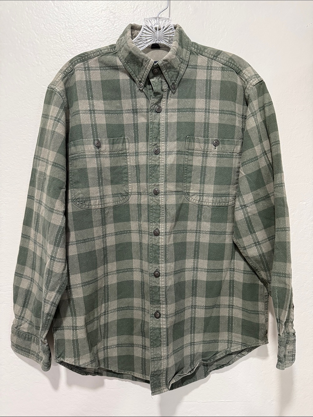 Shaver lake outfitters plaid button down cotton shirt